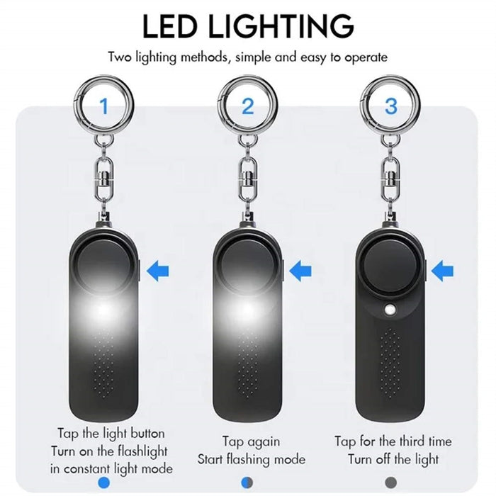 Overfaldsalarm på hele 130db